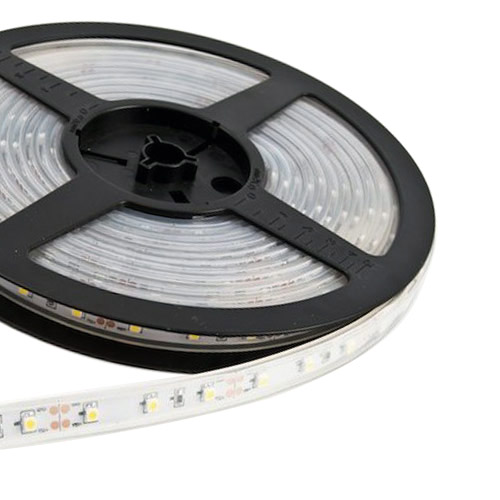 Single Row Series DC12/24V 3528SMD 300LEDs Flexible LED Strip Lights, Outdoor Lighting, Waterproof Optional, 16.4ft Per Reel By Sale